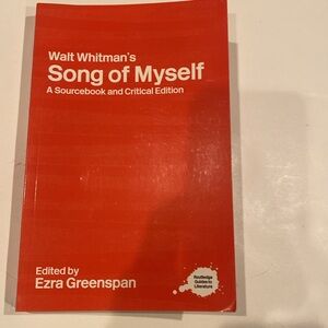“Walt Whitman’s Song of Myself,” Softcover